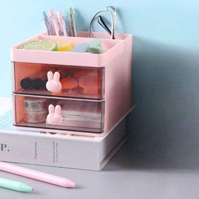 Organisateur Bureau - MultiFunctionalOrganizer™ - Rose - Coin travail