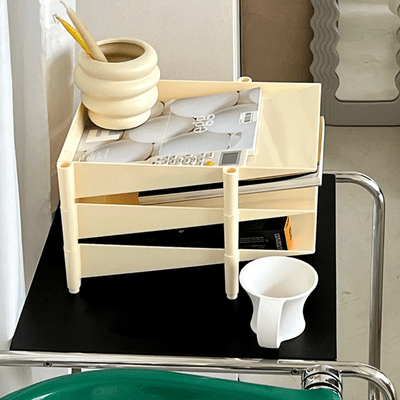 Étagère pour Bureau - OfficeRack™ - Beige - Coin travail