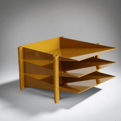 Étagère pour Bureau - OfficeRack™ - Jaune - Coin travail