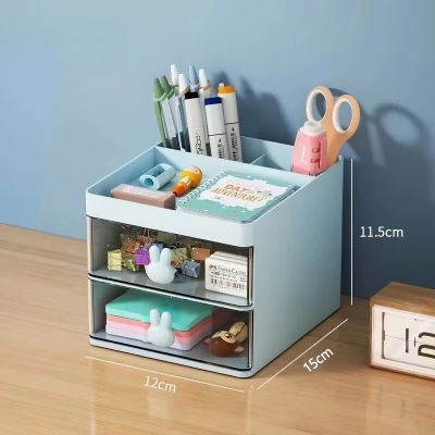 Organisateur Bureau - MultiFunctionalOrganizer™ - Bleu - Coin travail