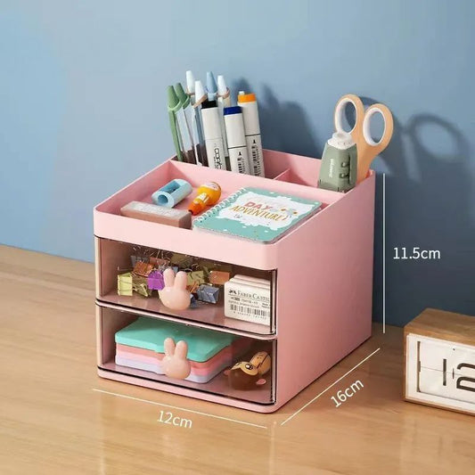 Organisateur Bureau - MultiFunctionalOrganizer™ - Rose - Coin travail