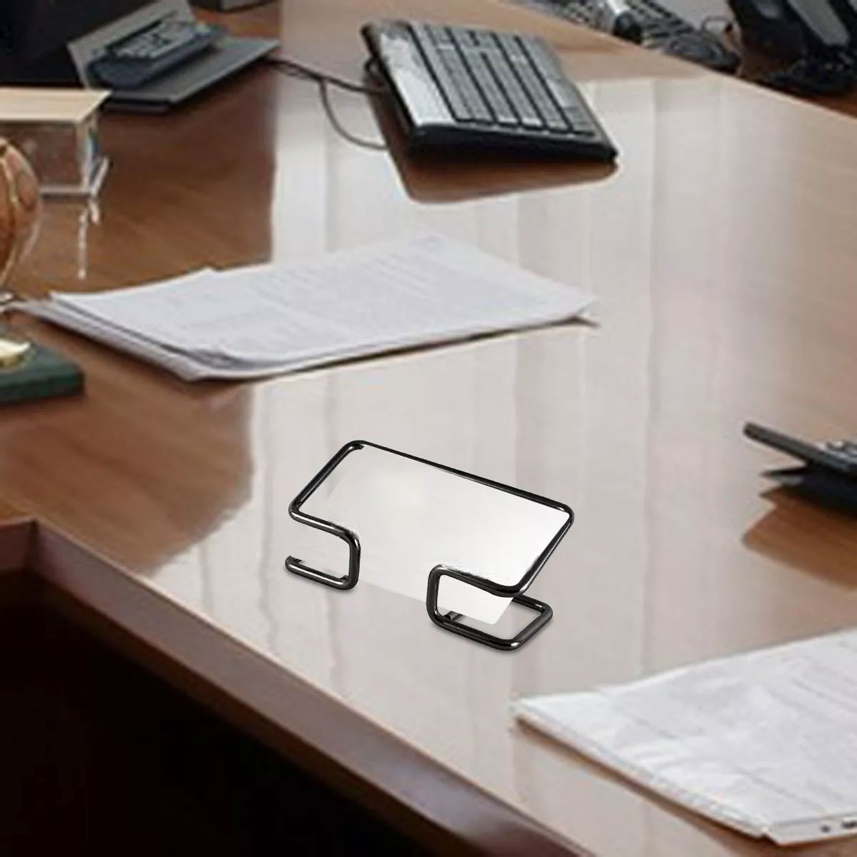 Porte Cartes - CardHolder™ - Noir - Coin travail