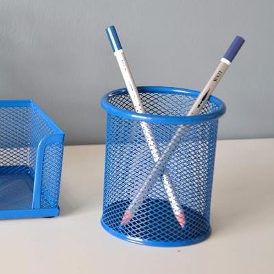 Pot Crayon - PencilHolder™ - Bleu - Coin travail